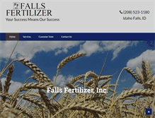 Tablet Screenshot of fallsfertilizer.com